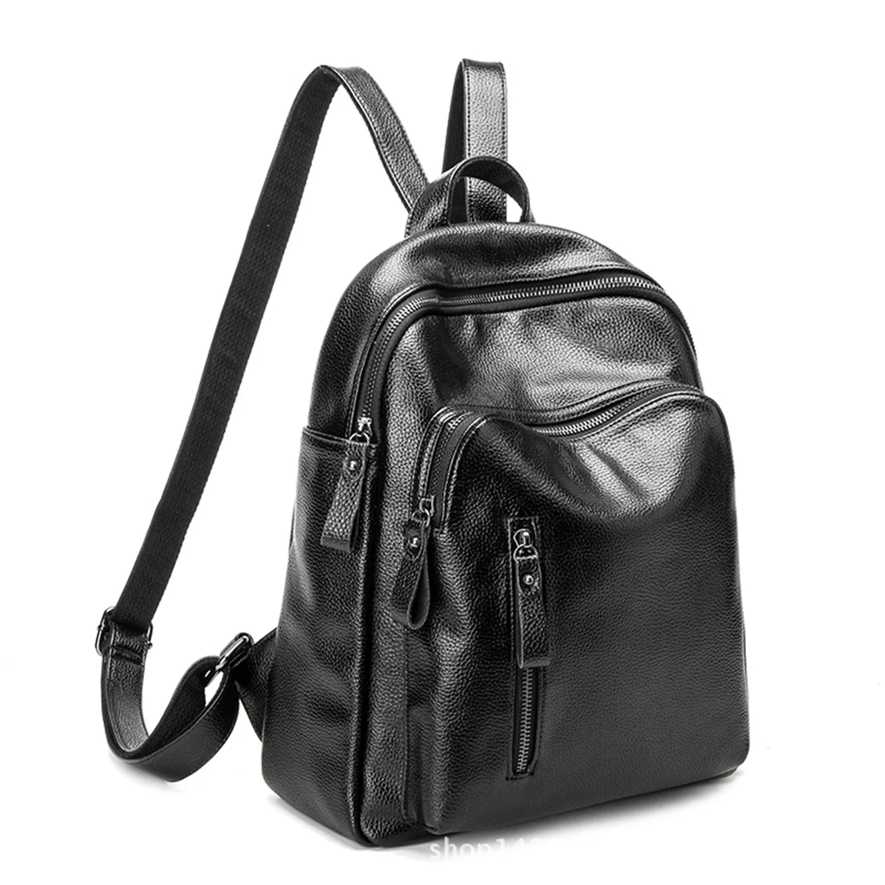 

Manufacturers Direct Selling Backpack New Style Korean-style Schoolbag-Style Soft Leather Backpack Foreign Trade Batch a Generat