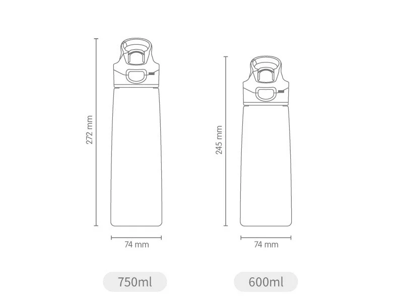 600/750 мл Ёмкость Спортивная бутылка для воды, летняя спортивная одежда для детей Высокое качество Тур Пеший Туризм Портативный летние бутылка tritan замыкатель замка