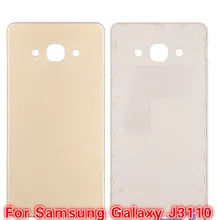 1 шт. Высокое качество для samsung Galaxy J3110 батарея Задняя стеклянная крышка Задняя Дверь Корпус Замена