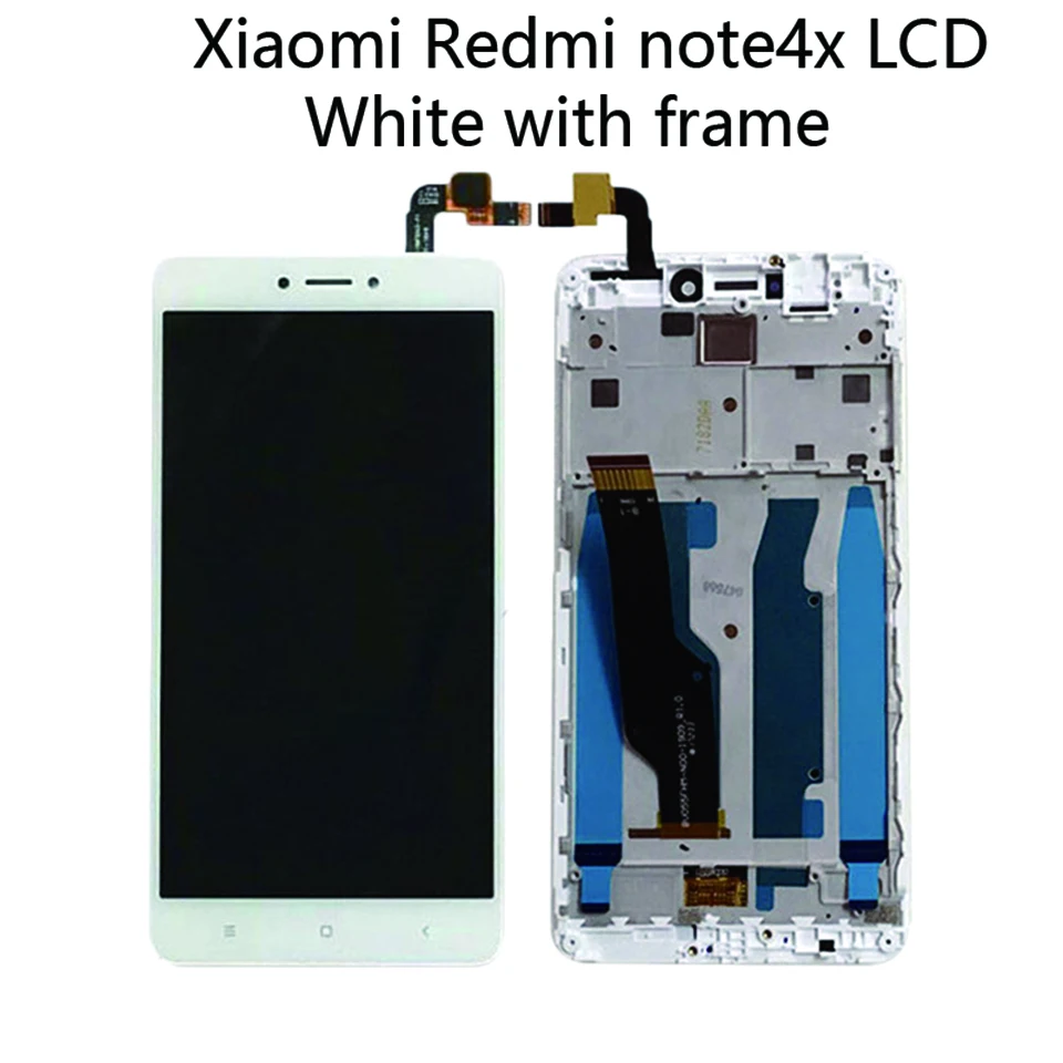 5," для Xiaomi Redmi Note 4x ЖК-дисплей с сенсорным экраном edge AAA качество ЖК-дигитайзер сборка части