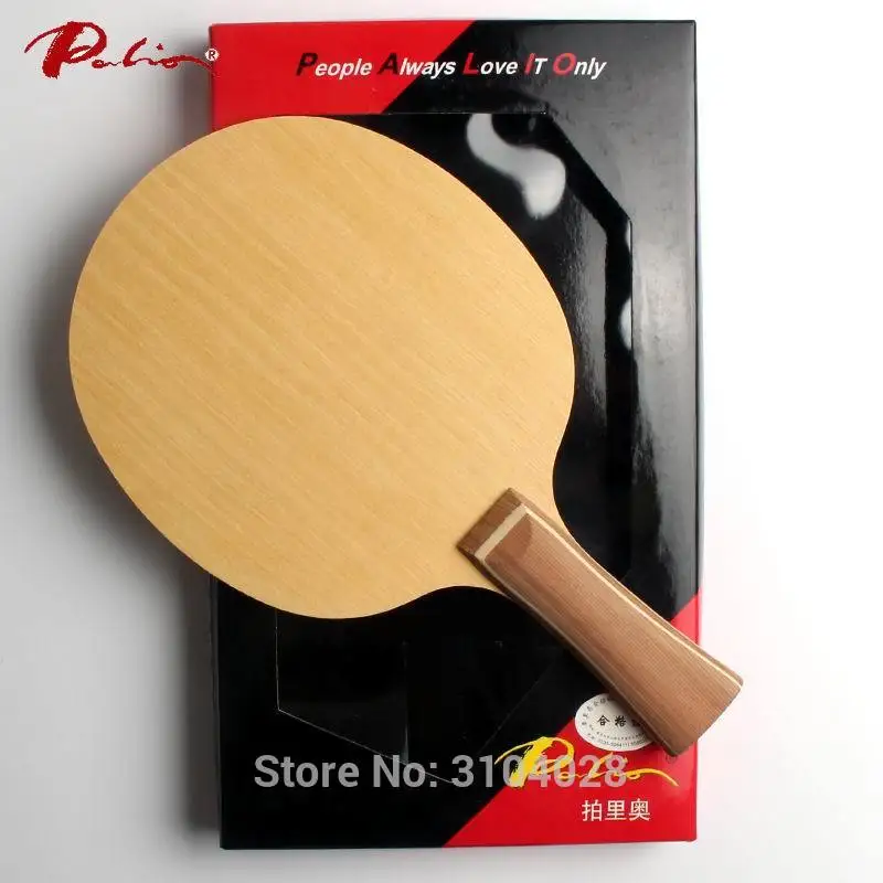 Palio official KC-2 table tennis blade pure wood for children new player lightest blade training racket ping pong