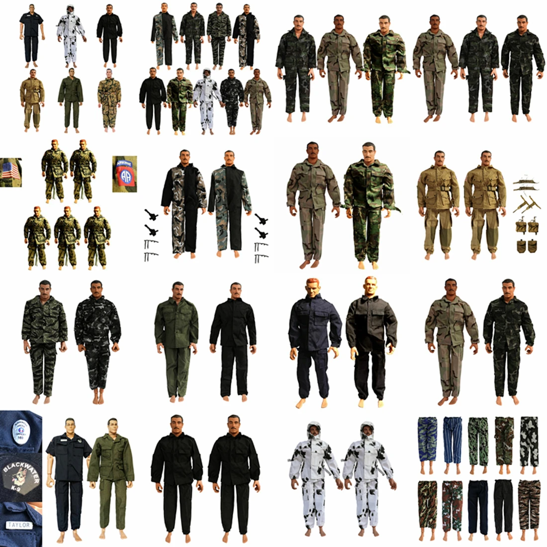 Figura de Acción del 21 siglo de la Wii, uniforme de EE. UU., Alemania,  Clohtes para 12 ", 1/6, juguete militar del soldado definitivo GI Joe  Dragon|Figuras de acción| - AliExpress
