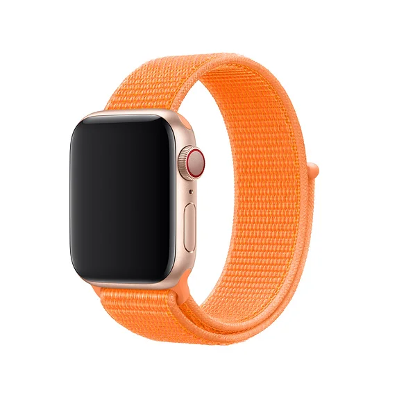 paraya Новинка, цветной тканый нейлоновый спортивный ремешок для Apple Watch, 42 мм, 38 мм, 40 мм, 44 мм, мягкий браслет, ремешок для iWatch, серия 5, 4, 3, 2, 1 - Цвет ремешка: paraya