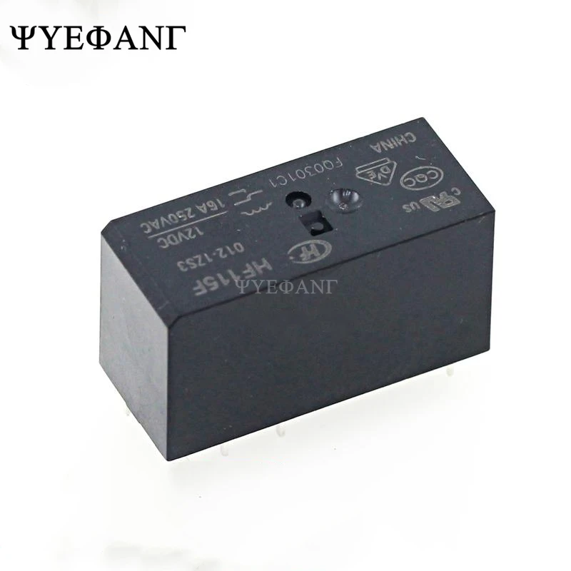 HF JQX-115F-I 012-1H3A(555) 12VDC 16A электромагнитное реле | Обустройство дома
