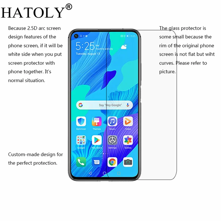 2 шт стекло для huawei Nova 5T закаленное стекло 2.5D 9H Защита экрана для huawei Nova 5T HD закаленное стекло huawei Nova 5T