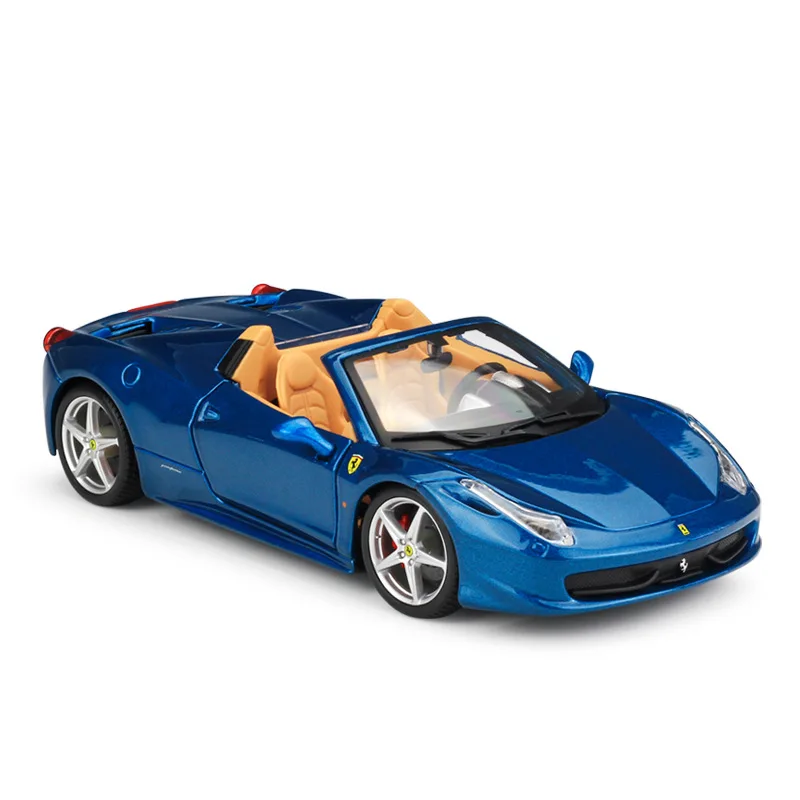 Bburago 1:24 FERRARI 458 паук моделирование сплава Модель автомобиля коллекционные подарки игрушка