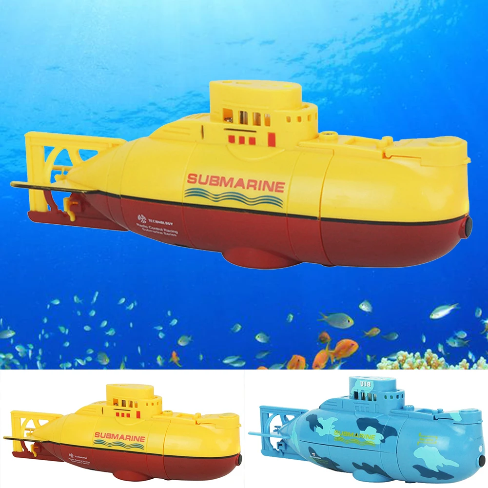 RC Submarine Outdoor Toys Remote Control Toys Kids Mini Submarine Speedboat Model High Powered 3.7V Large Model