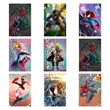 Disney SpiderMan Superhero Diamond Painting 5D DIY Art Embroidery Full Square Round Rhinestone Cross Stitch Kits Home Decoration