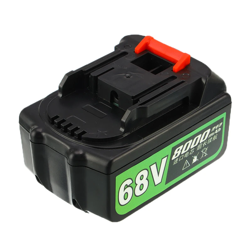 68 в 3000 об/мин Беспроводная угловая шлифовальная машина бесщеточный полировщик шлифовальный металлический резак 8000 мАч литий-ионный аккумулятор Перезаряжаемый электроинструмент
