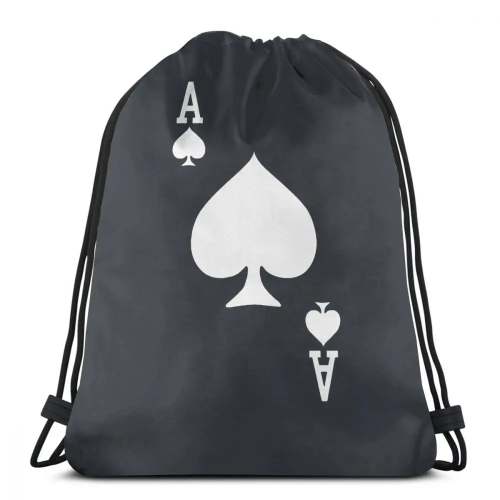 Ace Of Spades Poker Drawstring Bags Gym Bag Drawstring Bags Aliexpress