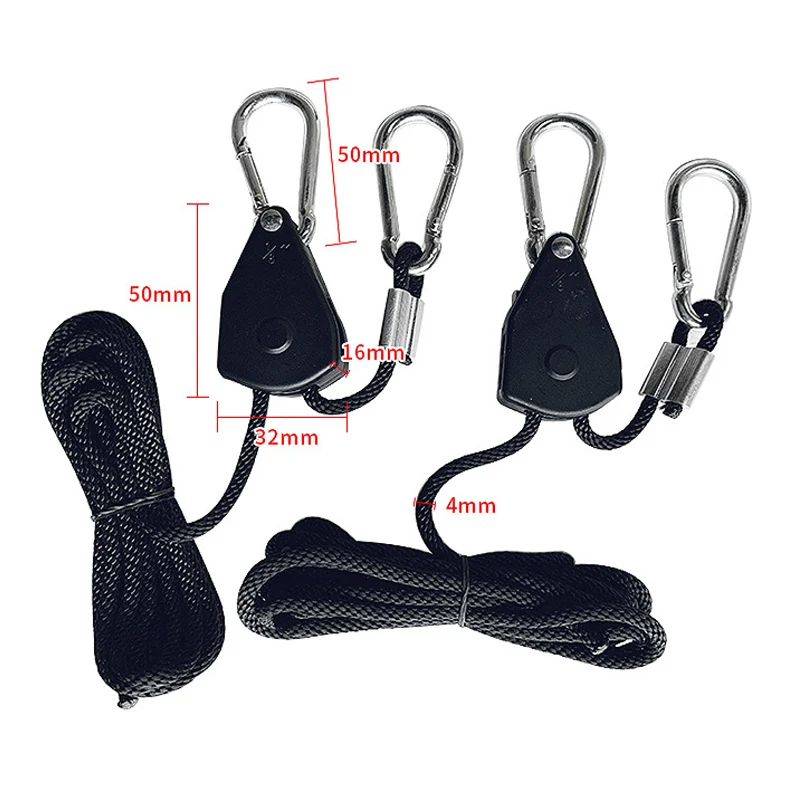 1/4 Inch Heavy Duty Adjustable Rope Clip  Adjustable Rope Hanging - 1/4  1/8 - Aliexpress