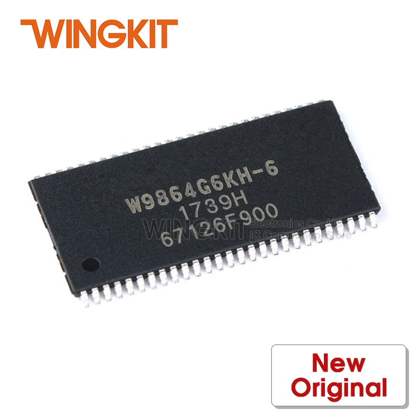5 шт. W9864G6KH-6 TSOP54 W9864G6KH W9864G6 W9864 TSOP(II)-54 SDRAM чип памяти 64 Мбит | Электроника