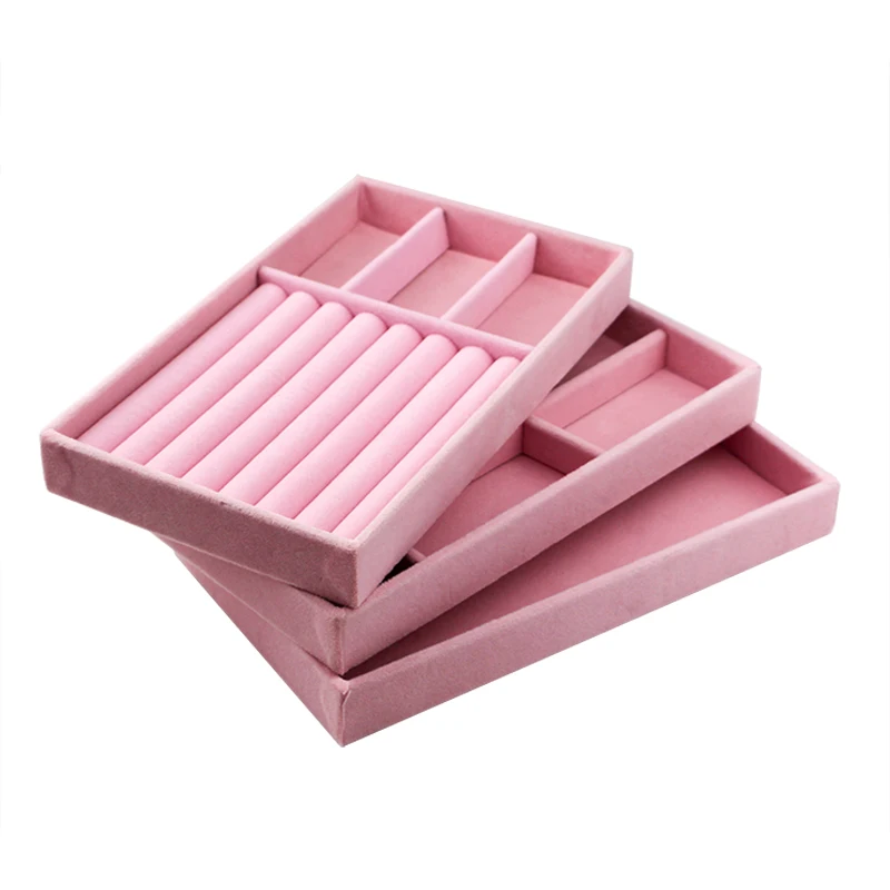 

New Fashion Drawer Jewelry Storage Tray Ring Bracelet Gift Box Jewellery Organizer Earring Holder Small Size Fit Most Room Space