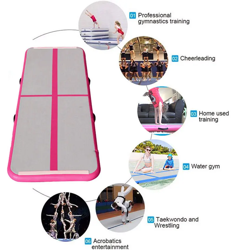 Новый стиль надувная дорожка тренажерный зал воздушная напольная Йога