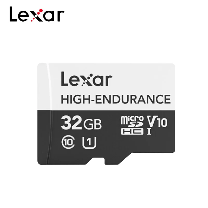 Lexar высокая выносливость Micro SD карты 128 Гб 64 Гб оперативной памяти, 32 Гб встроенной памяти SDHC карта памяти SDXC карта TransFlash карты Microsd карты для контроля 4K HD видео