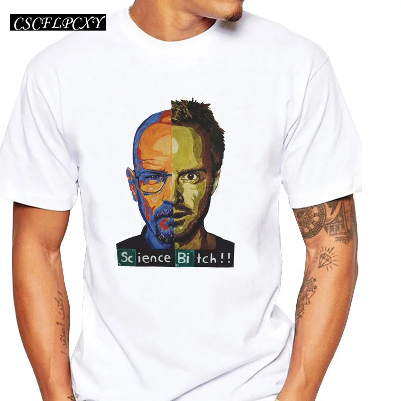 Рекламная акция мужские футболки в стиле ретро футболка tv Mr White Heisenberg Jessie Pinkman с