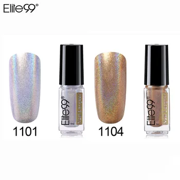 

Elite99 2pcs/lot Holographic 6ml Laser Nail Polish Shining Glitter Nail Art Lacquer Polish Nail Polish Manicure Gorgeous Colors