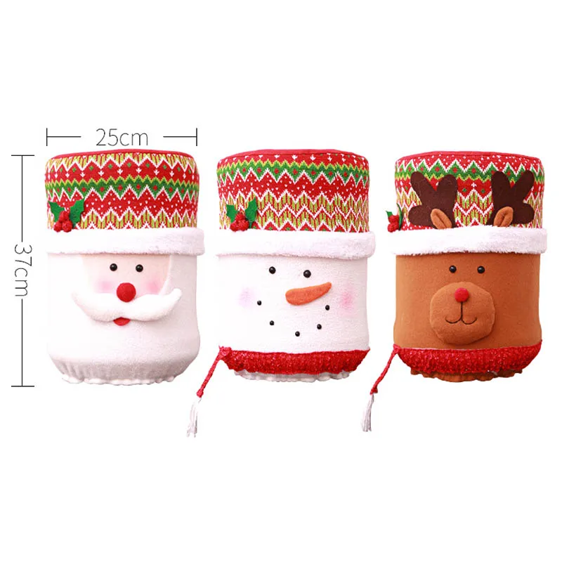 Christmas 5 Gallon Water Dispenser Bottle Cover Santa/Elk/Snowman Home Kitchen Decor JAN88