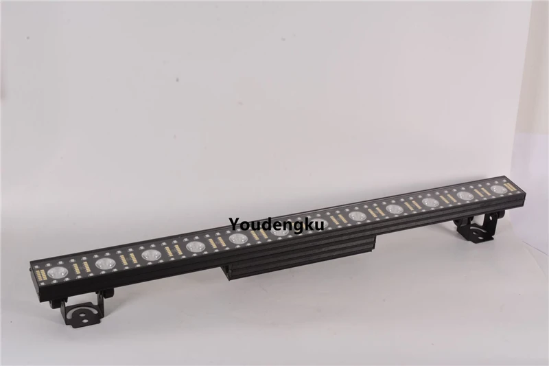 4pcs Special design 12pcs*5W CREE Warm White +80pcs 3in1 5050 RGB SMD+160pcsx0.3w indoor led wall washer bar light | Освещение