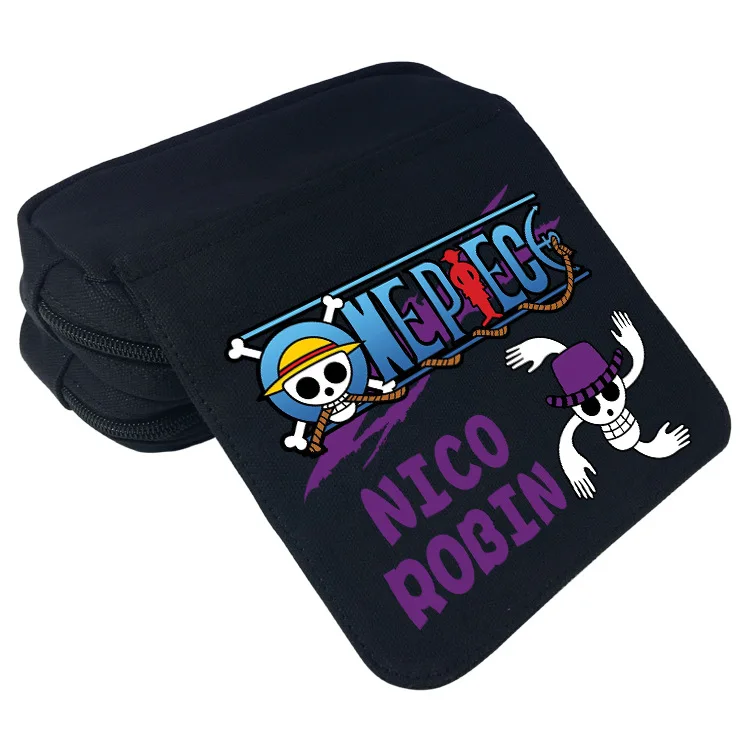 Аниме one piece Luffy Law Косплей Студенческая школьная канцелярская сумка холщовая Ручка Карандаш Чехол косметичка подарок