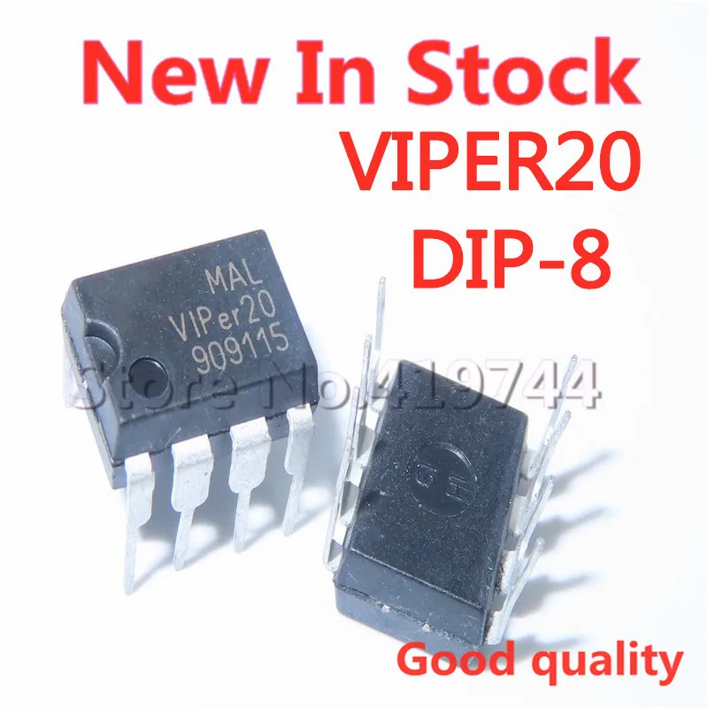 

5 шт./лот 100% качество VIPER20A VIPER20ADIP DIP-8 VIPER20 чип управления питанием в наличии новый оригинальный