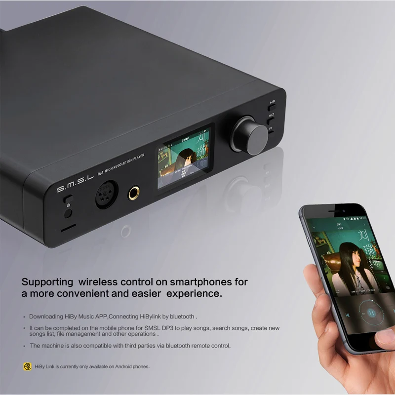 SMSL DP3 Hi-Res USB Декодер Усилитель сбалансированный цифровой ES9018Q2C ЦАП двухсторонний Bluetooth 4,0/wifi/DSD LAN Сетевой ЦАП USB аудио