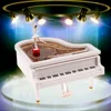 New Romantic Classic Piano Model Music Box Dancing Ballerina Hand Crank Musical Boxes Birthday Wedding Love Gift Home Decoration 1
