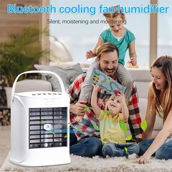 

USB Charging Portable Multifunction Air Conditioning Fan Home Refrigerator Coole Anion Fan Air Purifier Household Small Usb Char