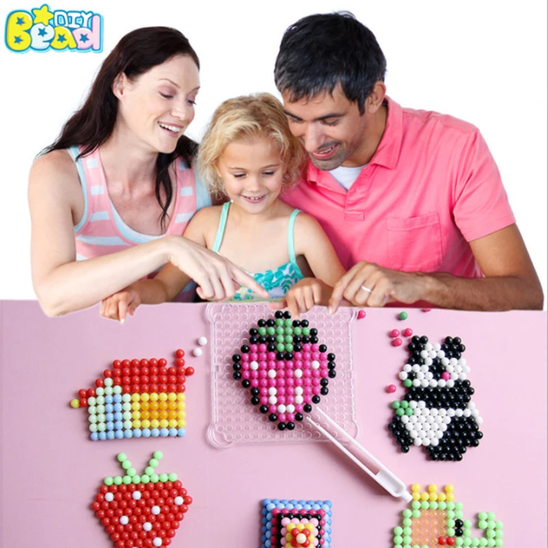 36 színek 5mm állítsa Ceruzabél gyöngyök Puzzle Kristálytiszta DIY vize szp mágikus gyöngyök állítsa labdát játékok 3D handmade mágikus toys számára gyerekek