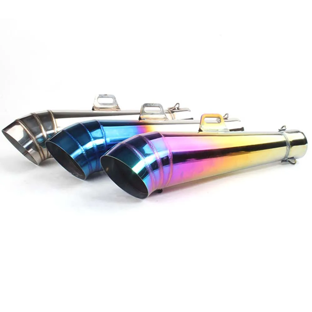 

Exhaust Muffler Pipe For Honda MT09 FZ09 FZ07 MT07 For Kawasaki Z750 Z800 Z900 For Suzuki GSXR 750 1000 For ADV Exhaust Muffler