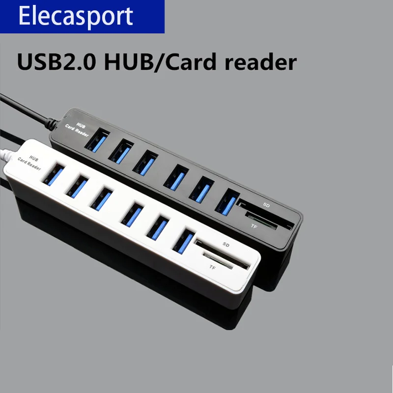 8 in 1  USB B hub，hub for  Laptops PC computers