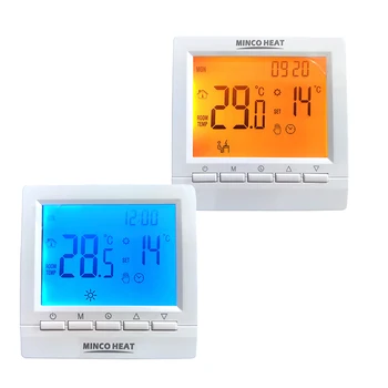 

ME83 For Gas Boiler Heating Temperature Regulator Programmable floor heating thermostat LCD battery NO COM Boiler thermostat