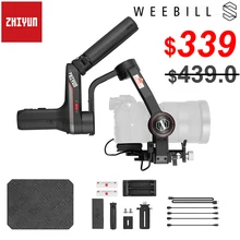 Zhiyun weebill s 3-axis handheld cardan estabilizador oled display para sony a3iii a7m3 para canon eos r z6 z7 s1 câmera sem espelho