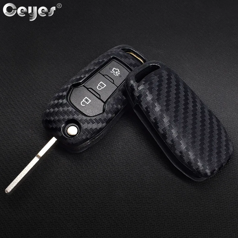 Ceyes для Ford Focus Everest Explorer Edge Kuga Автоматический складной чехол дистанционного ключа