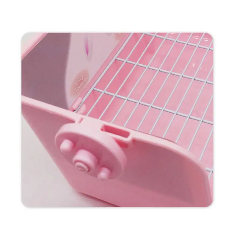 

Pet Hamster Cat Rabbit Toilet Litter Corner Trays Indoor Clean for Small Pets