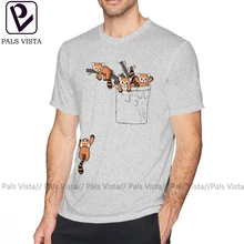 Красная футболка с рисунком панды, карман с красной пандой, медведи футболка, графическая Мужская Футболка, большой размер, потрясающая Классическая футболка из 100 хлопка с коротким рукавом