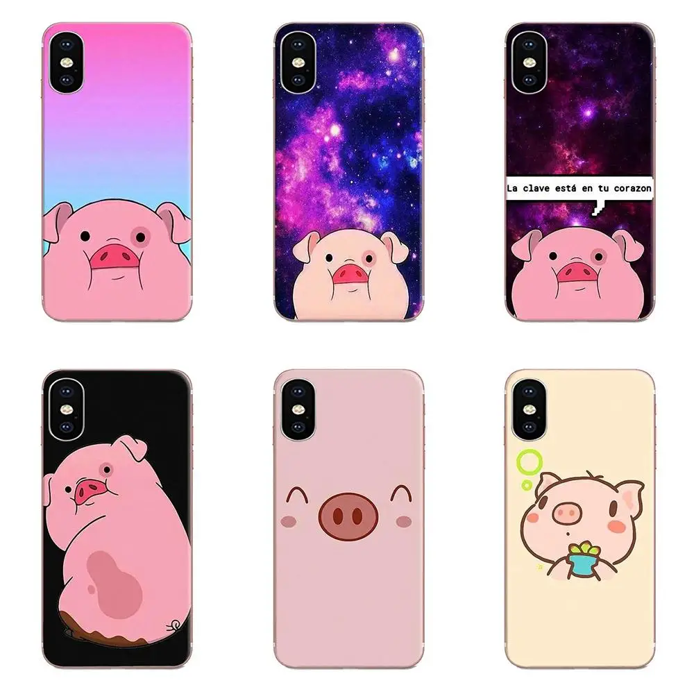 Pink Pig For Samsung Galaxy A51 A71 A81 A90 5G A91 A01 S11 S11E S20 Plus Ultra Diy Printing Drawing TPU Phone Case | Мобильные