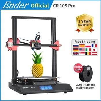 

CR-10S Pro 4.3inch Touch LCD Auto Leveling Sensor Printer Resume Printing Filament Detection Funtion MeanWell Power CREALITY 3D