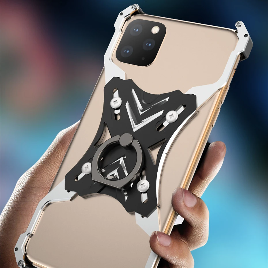 R JUST для iPhone 11 5 8 6 1 2019 бампер рамка с кольцом держатель чехол Pro Max роскошный