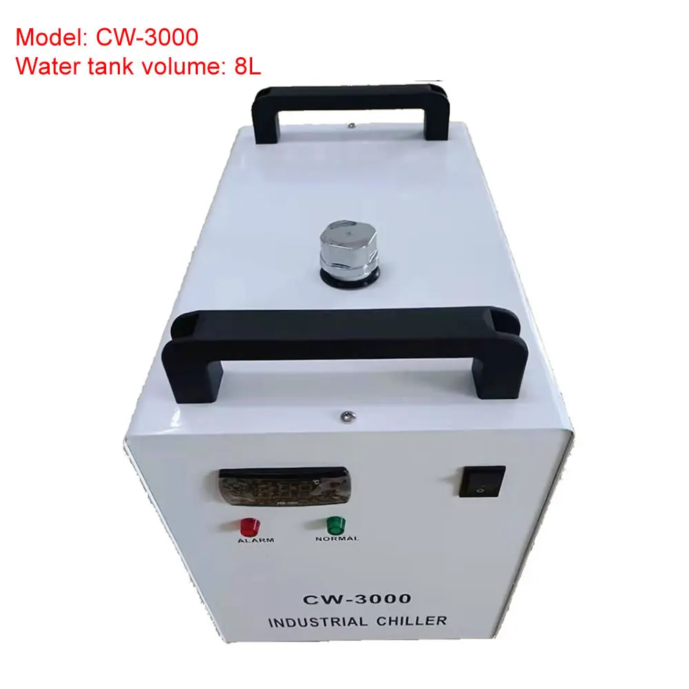 Industrial Water Chiller CW-3000 CW-5200 6L 8L For CNC Spindle 60W 80W Laser Cutting Machine CO2 Laser Tube Cooling Equipment