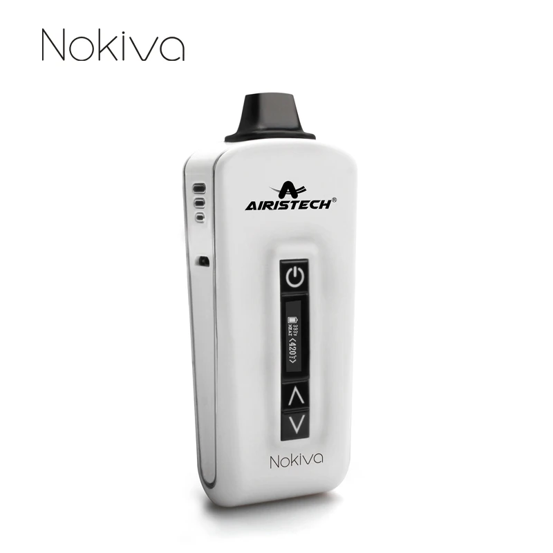 AIRISTECH airis Nokiva сухая трава Vape керамический мод электронная сигарета Oled экран с контролем температуры - Цвет: Белый