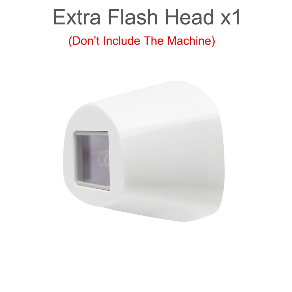 1PC Replace Head IPL лазерный эпилятор 600000 вспышек Профессиональный Постоянный лазер для удаления волос фотонный Эпилятор женское средство для безболезненного удаления волос машина - Цвет: 1PC Replace Head