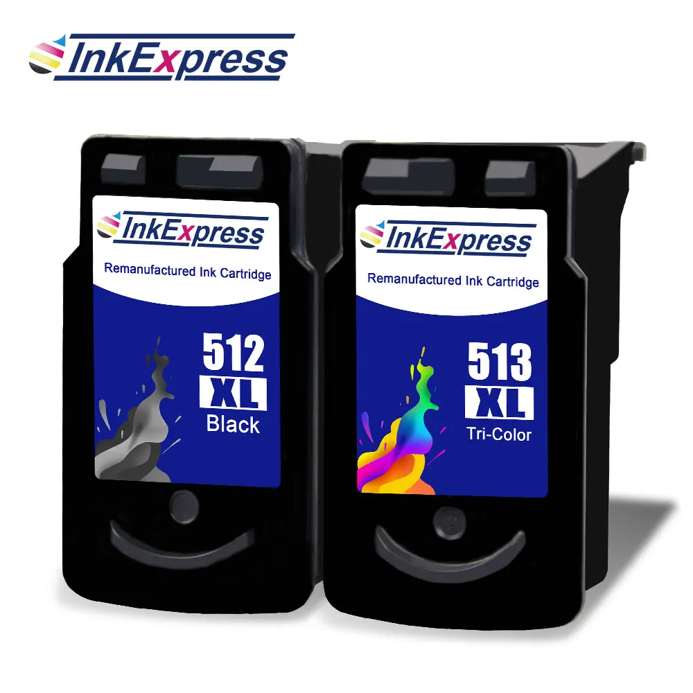 InkExpress PG512 CL513 Remanufactured Ink Cartridge Compatible for Canon Pixma iP2700 MP230