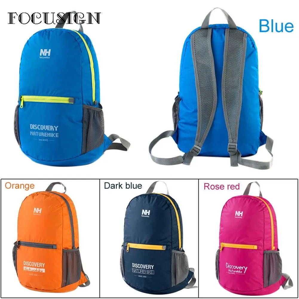 travel blue folding rucksack