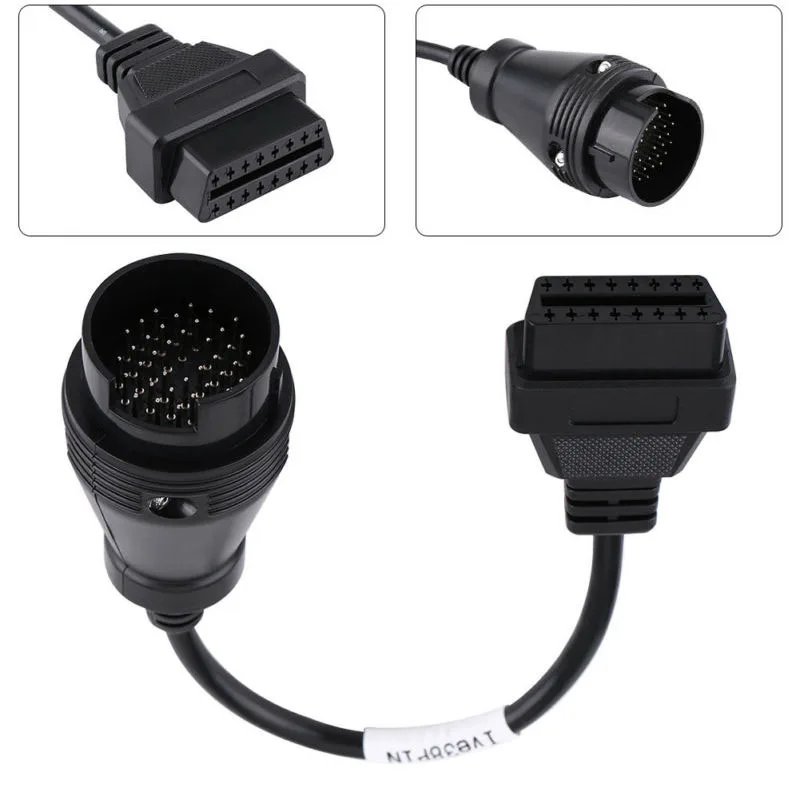 

1x 40cm Adapter Cable 38 Pin Black Diagnostic Transmitter Tool For Mercedes Benz