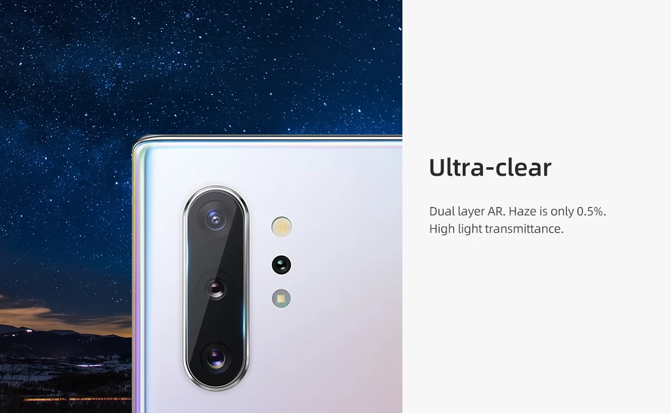 Пленка для объектива камеры samsung Galaxy Note 10 из мягкого материала, ультратонкая Защитная пленка для камеры с защитой от отпечатков пальцев