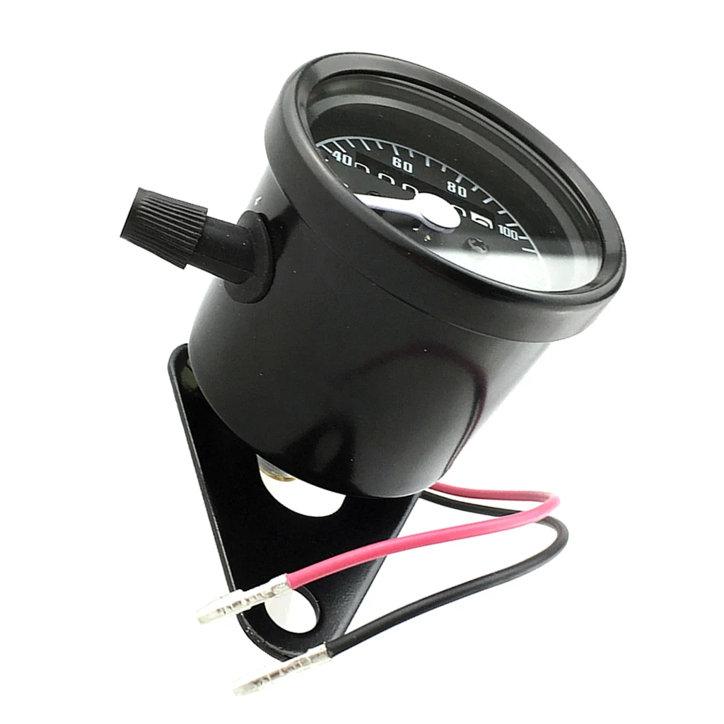 12V Motorcycle Dual Odometer Speedometer Gauge Miles Test  Meter