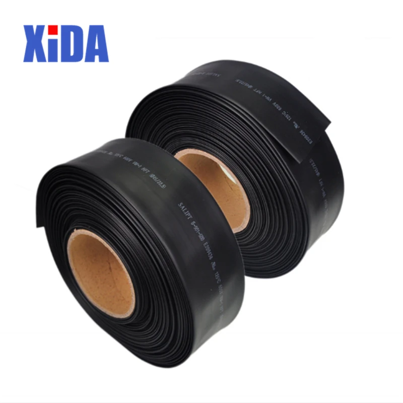 Термоусадочная трубка 1 м черная 45 мм 50 60 70 80 90 100 120 150 180 термоусадочная комплект