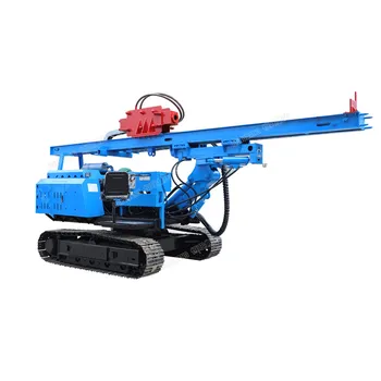 Cheap Crawler Type Hydraulic Hammer 360 Degree Pile Driver Solar Ramming Machine For Pilling