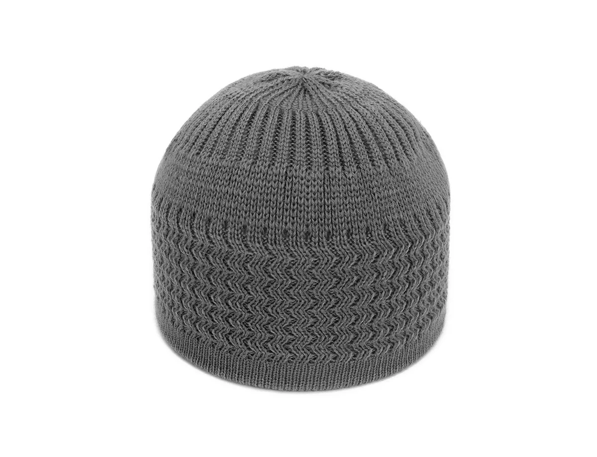 2021 New Pencil Cap Otton Skull Cap Beanie Kufi with Checkered-Knit Pattern in Solid Colors for Everyday Wear 
